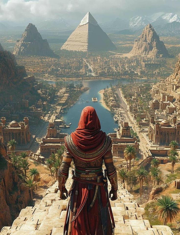 Assassin_s creed Origin Egypt Metal Posters | Premium, Waterproof & Magnet-Mounted Art