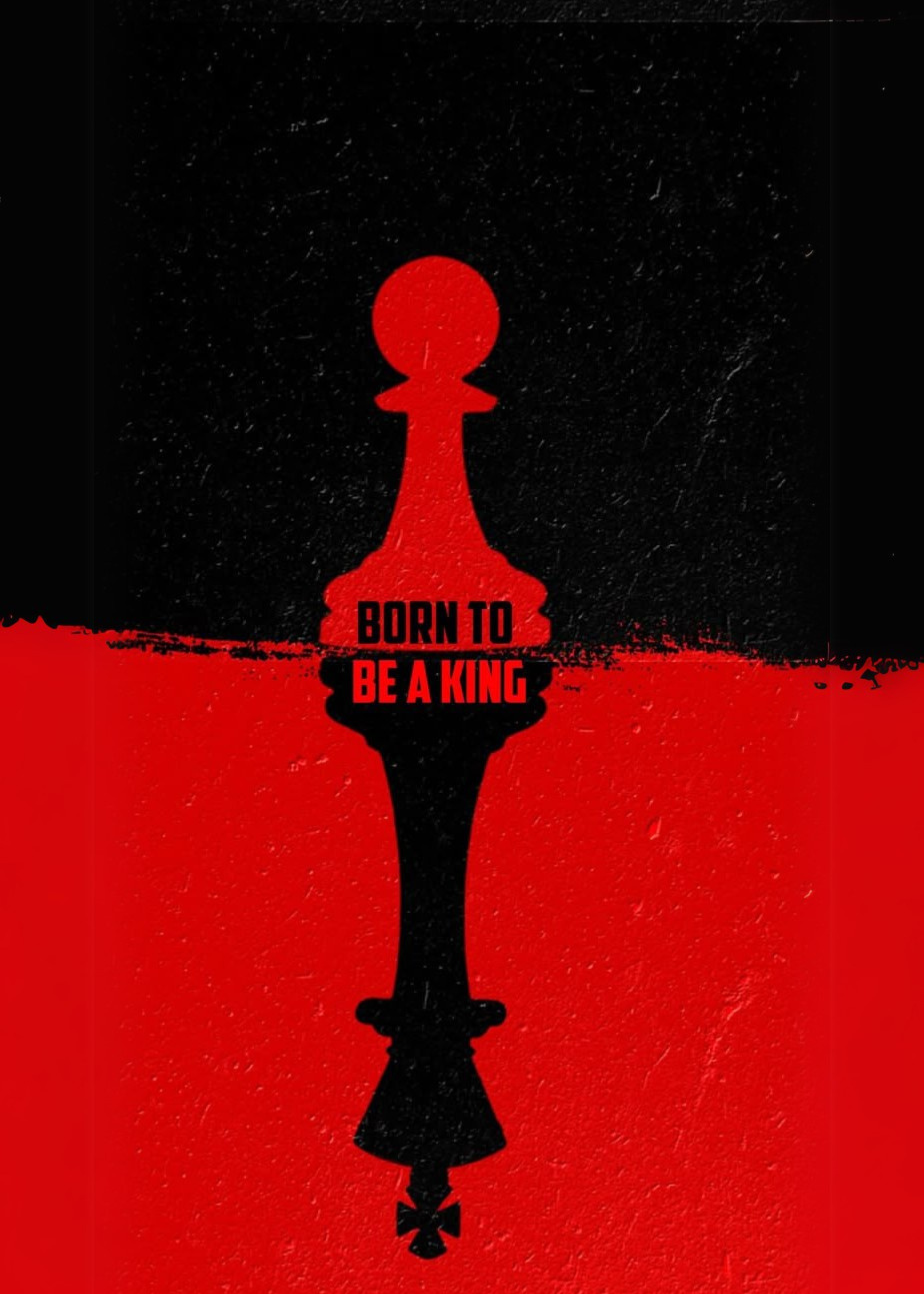 Born To be a king Motivational Metal Wall Posters | Premium, Waterproof & Magnet-Mounted Art