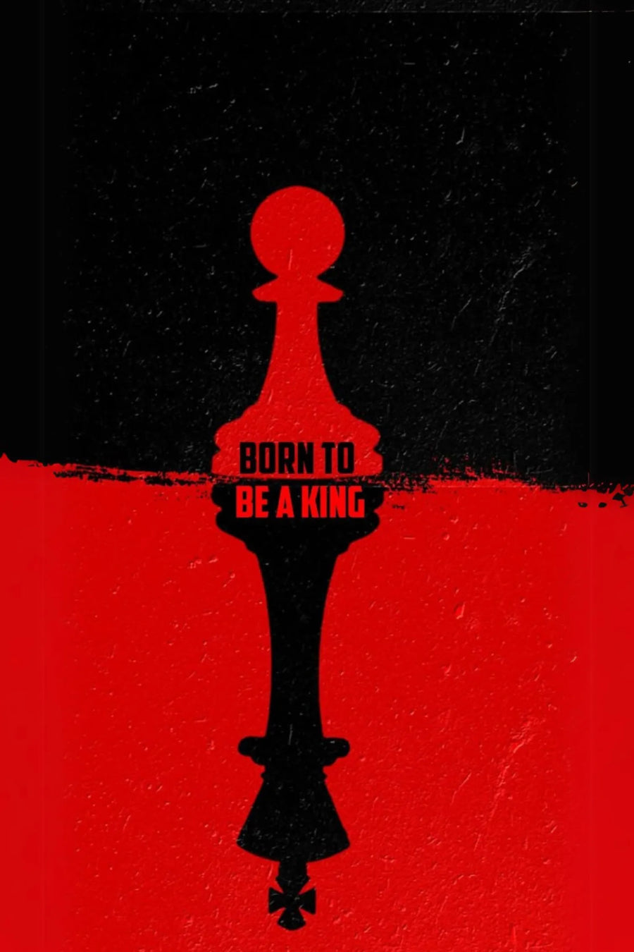 Born To be a king Motivational Metal Wall Posters | Premium, Waterproof & Magnet-Mounted Art