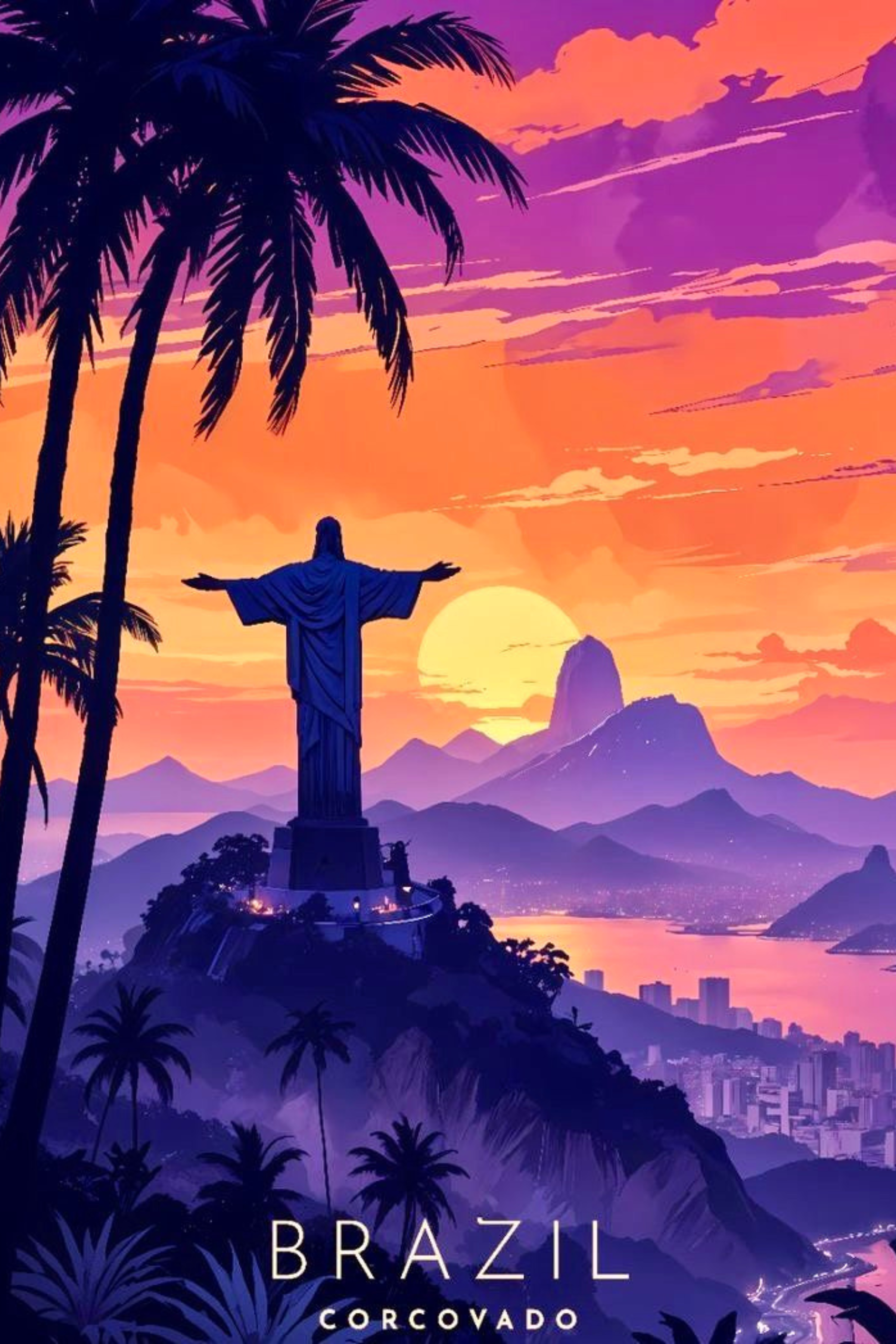 Brazil Metal Posters | Premium, Waterproof & Magnet-Mounted Art