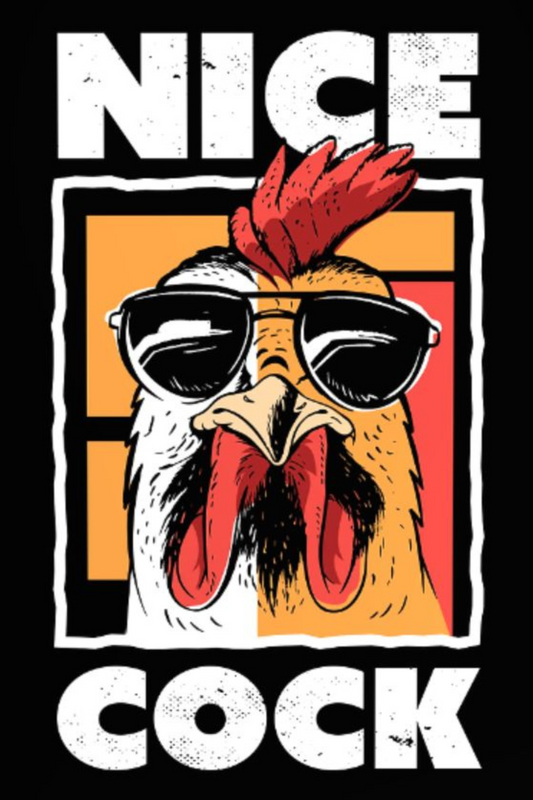 Chicken Funny Metal Posters | Premium, Waterproof & Magnet-Mounted Art