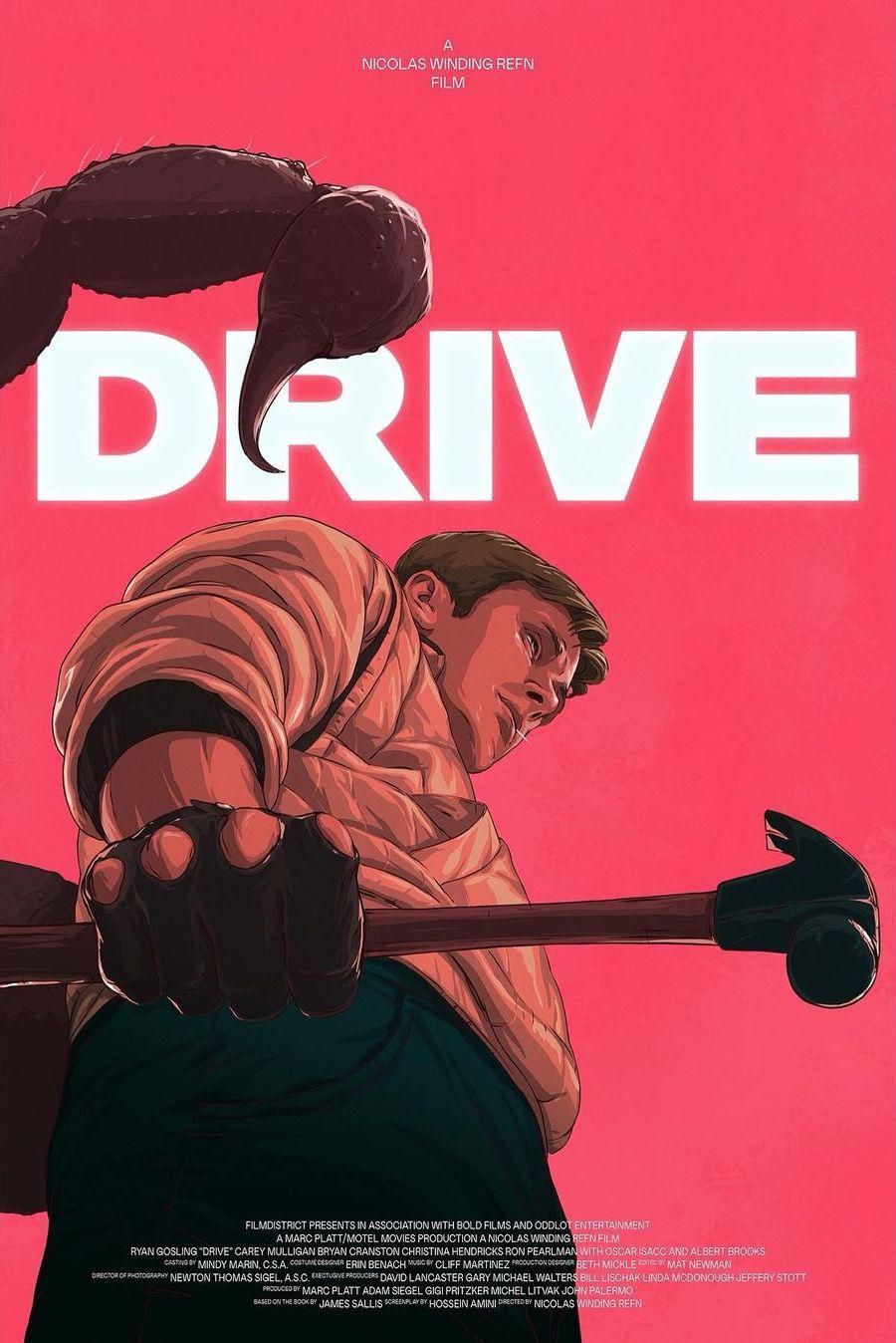 Drive Movie Metal Posters | Premium, Waterproof & Magnet-Mounted Art