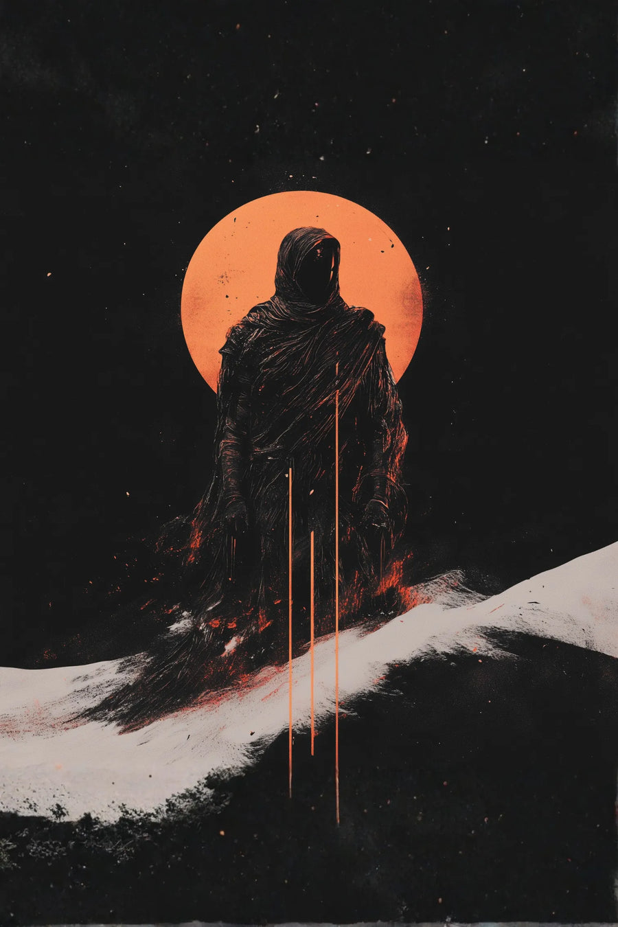 Dune Art Metal Wall Posters | Premium, Waterproof & Magnet-Mounted Art