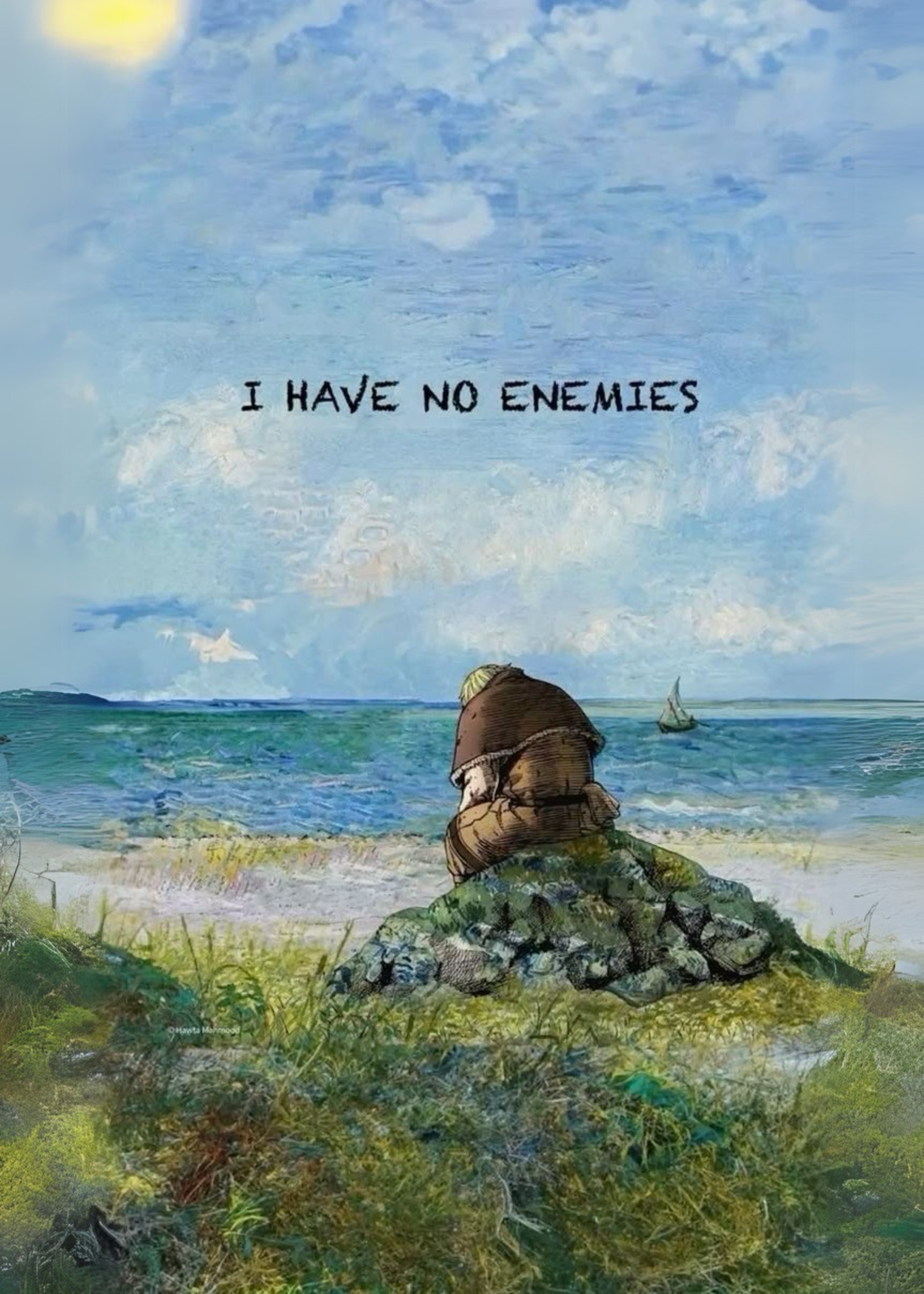 I have no enemies Vinland Saga Metal Wall Posters | Premium, Waterproof & Magnet-Mounted Art