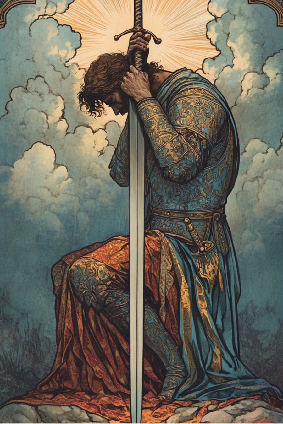 Knight of Church Metal Wall Posters | Premium, Waterproof & Magnet-Mounted Art