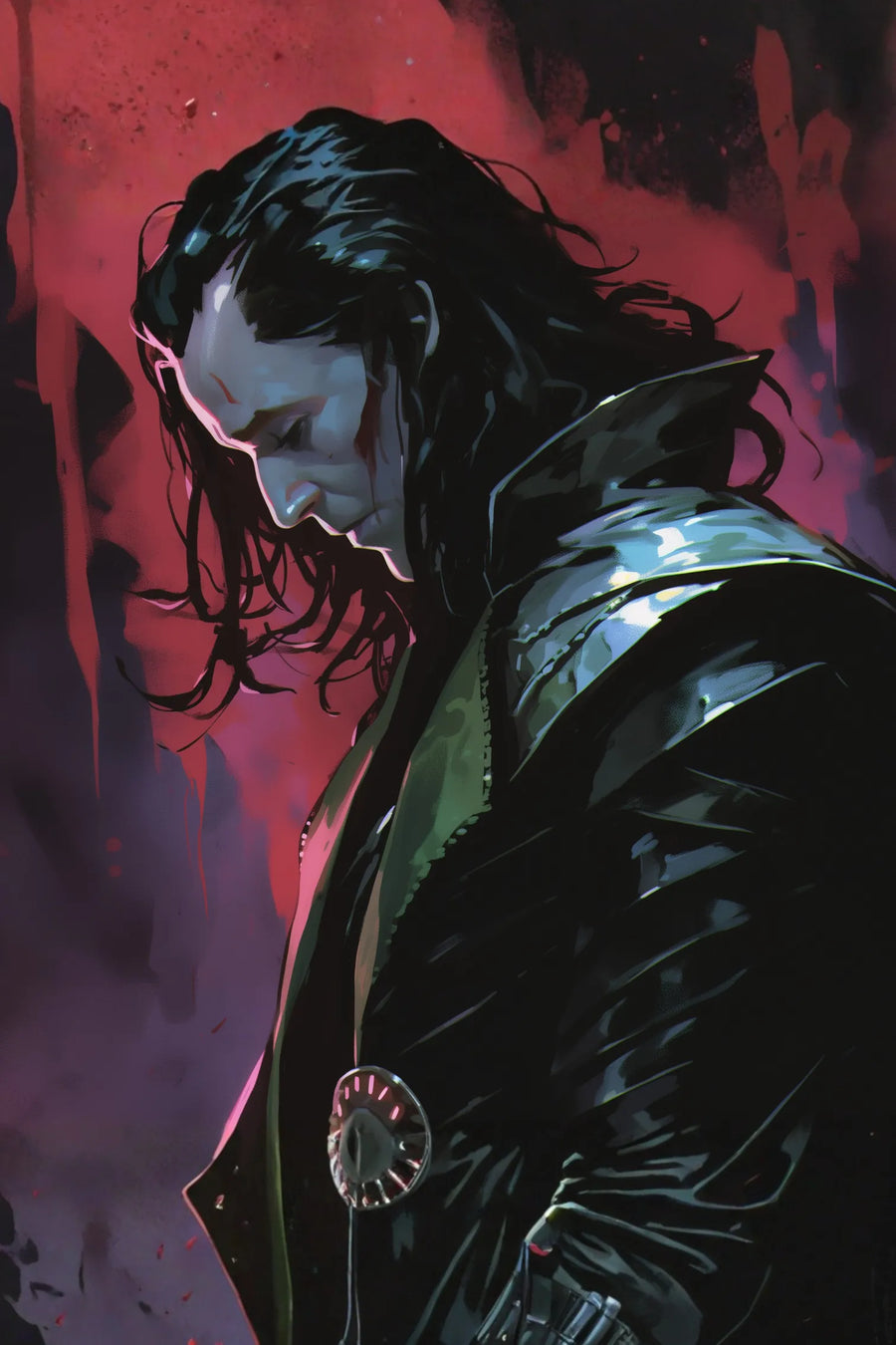 Loki God of Mischief Metal Wall Posters | Premium, Waterproof & Magnet-Mounted Art