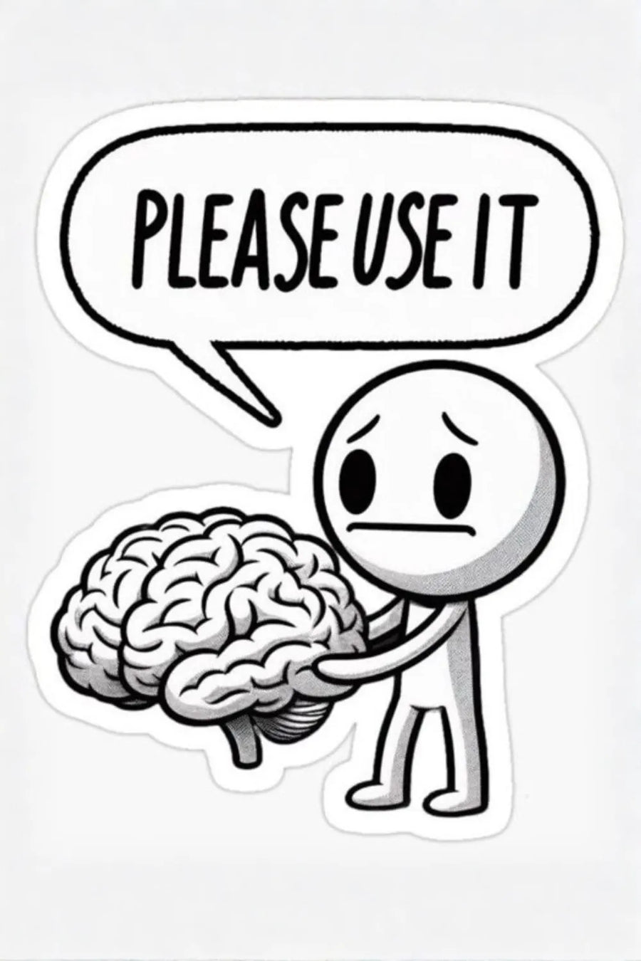 Please Use it Metal Posters | Premium, Waterproof & Magnet-Mounted Art