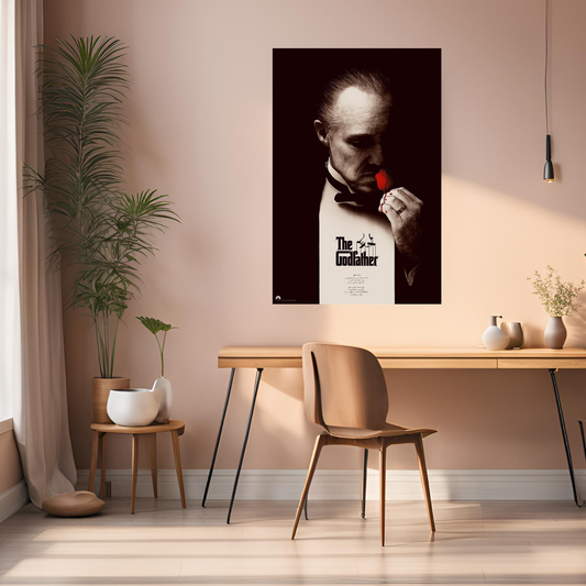 The Godfather Movie Metal Posters | Premium, Waterproof & Magnet-Mounted Art