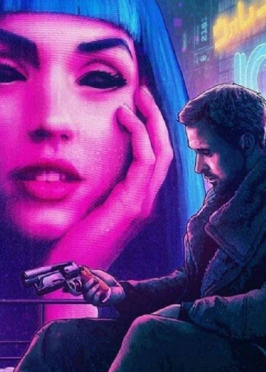 You Look Lonely Blade Runner 2049 Metal Wall Posters | Premium, Waterproof & Magnet-Mounted Art