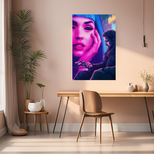 You Look Lonely Blade Runner 2049 Metal Wall Posters | Premium, Waterproof & Magnet-Mounted Art