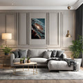 A galaxy in space Metal Posters | Premium, Waterproof & Magnet-Mounted Art