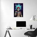 Akaza Demon Slayer Infinity Castle Metal Posters | Premium, Waterproof & Magnet-Mounted Art