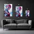 Akaza Demon Slayer Art Metal Posters | Premium, Waterproof & Magnet-Mounted Art