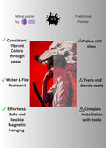 Aki Chainsaw Man Metal Posters | Premium, Fade-proof & Magnet-Mounted Art