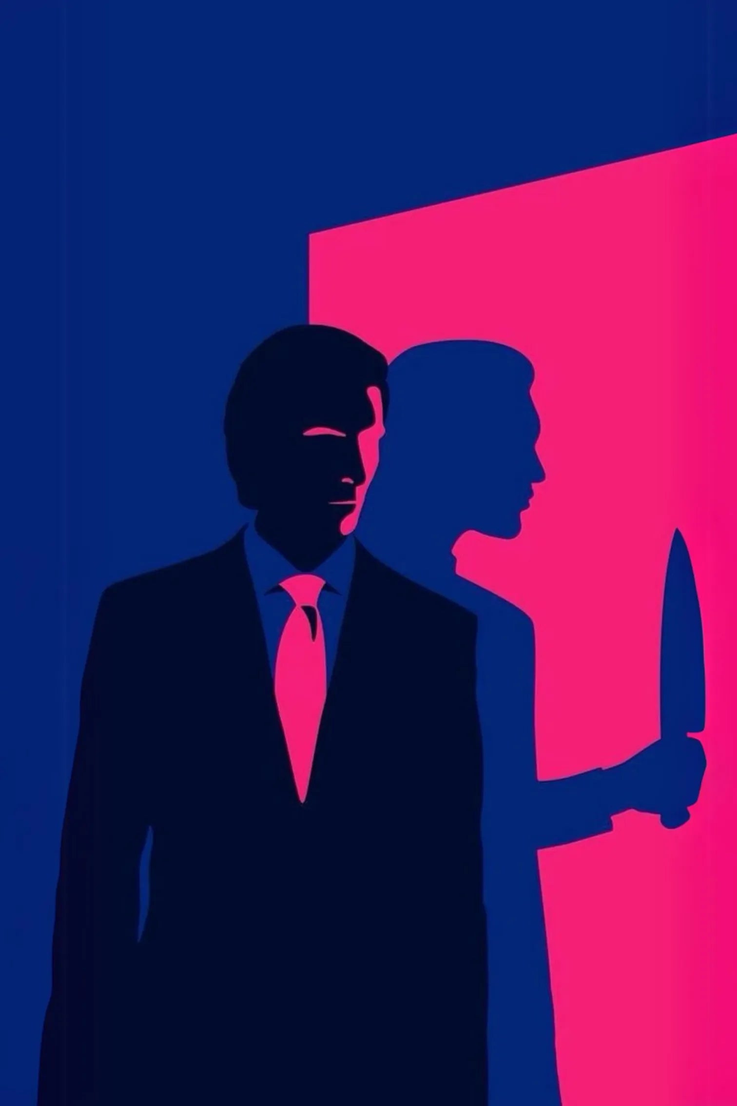 American Psycho Fanart Metal Wall Posters | Premium, Waterproof & Magnet-Mounted Art