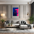 American Psycho Fanart Metal Wall Posters | Premium, Waterproof & Magnet-Mounted Art
