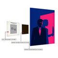 American Psycho Fanart Metal Wall Posters | Premium, Waterproof & Magnet-Mounted Art