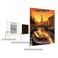 Amsterdam Netherlands Metal Posters | Premium, Waterproof & Magnet-Mounted Art