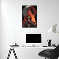 Anakin Dark Side Metal Wall Posters | Premium, Waterproof & Magnet-Mounted Art