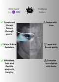 Anakin Skywalker Lucifer Metal Wall Posters | Premium, Waterproof & Magnet-Mounted Art