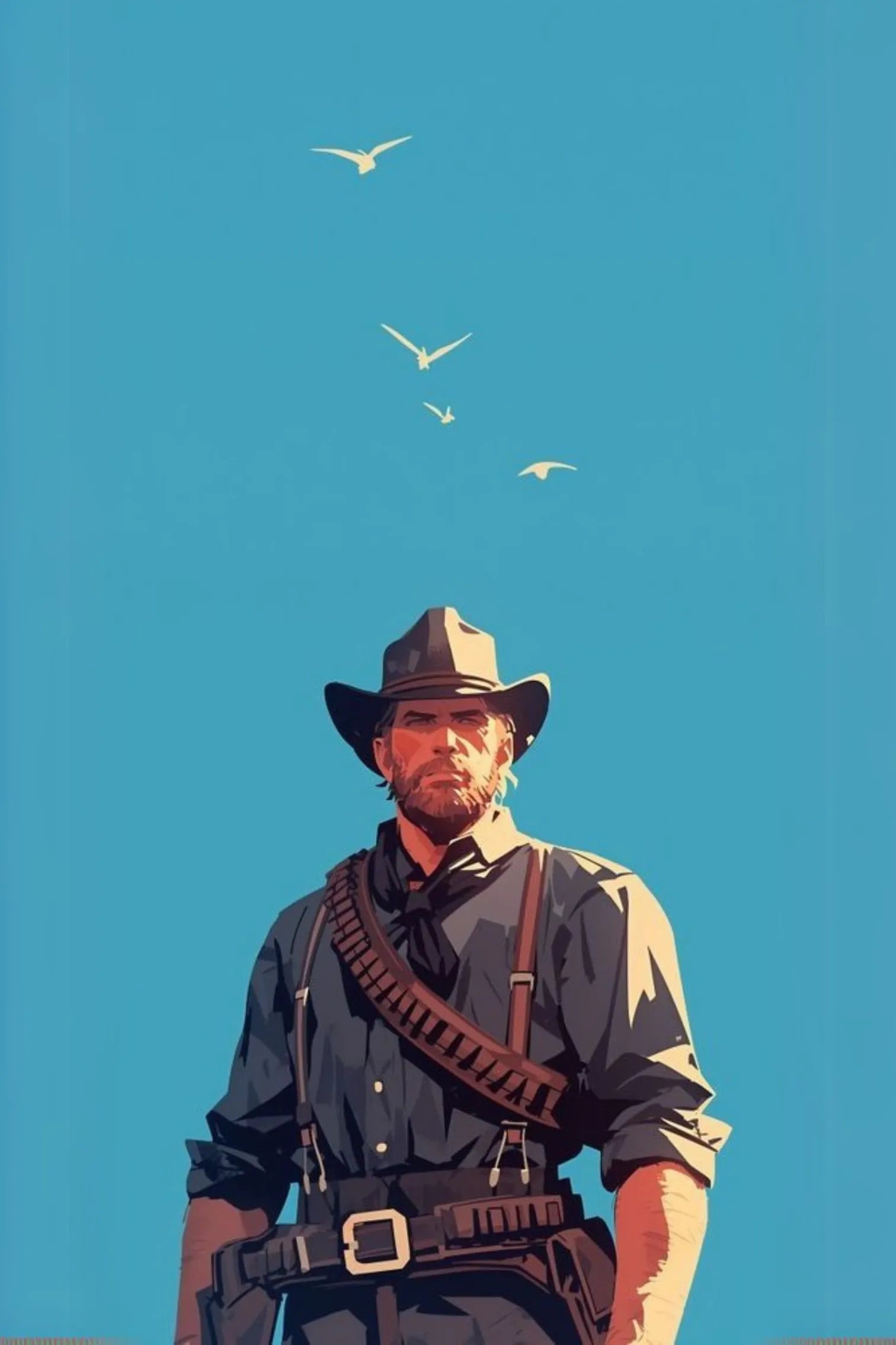 Arthur Red Dead Redemption Metal Wall Posters | Premium, Waterproof & Magnet-Mounted Art