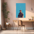 Arthur Red Dead Redemption Metal Wall Posters | Premium, Waterproof & Magnet-Mounted Art