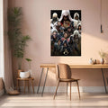 Assassin_s Creed all Assassins Heroes Metal Posters | Premium, Waterproof & Magnet-Mounted Art