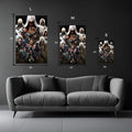 Assassin_s Creed all Assassins Heroes Metal Posters | Premium, Waterproof & Magnet-Mounted Art