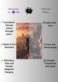 Assassin_s creed Ezio on top Metal Posters | Premium, Waterproof & Magnet-Mounted Art