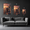 Assassin_s creed Ezio on top Metal Posters | Premium, Waterproof & Magnet-Mounted Art