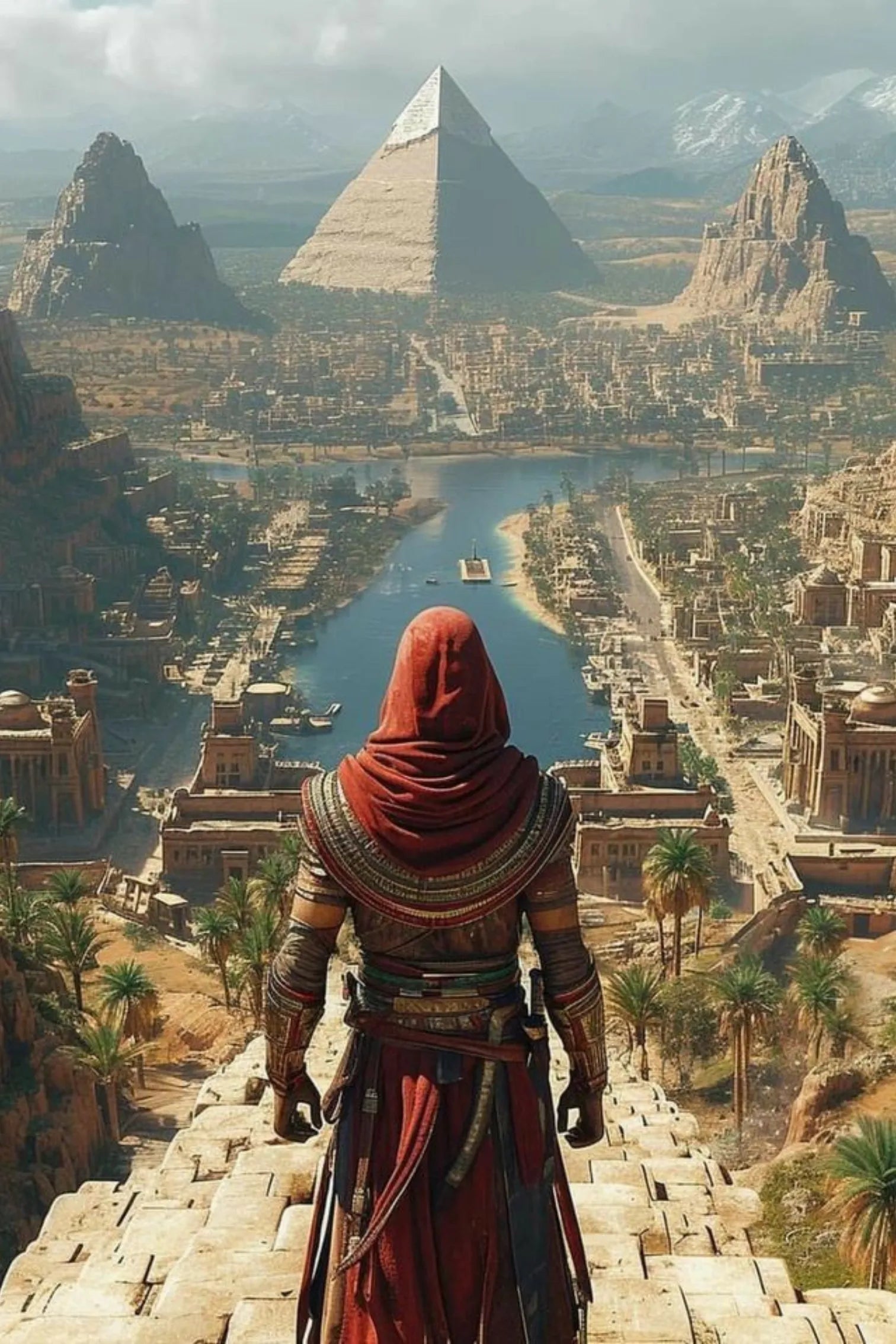 Assassin_s creed Origin Egypt Metal Posters | Premium, Waterproof & Magnet-Mounted Art