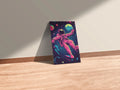 Astronaut floating in space Illustration Metal Wall Posters | Premium, Waterproof & Magnet-Mounted Art