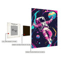 Astronaut in a trip Metal Wall Posters | Premium, Waterproof & Magnet-Mounted Art