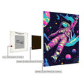Astronaut in acid trip Metal Wall Posters | Premium, Waterproof & Magnet-Mounted Art