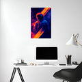 Astronaut in the void Metal Wall Posters | Premium, Waterproof & Magnet-Mounted Art