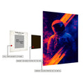 Astronaut in the void Metal Wall Posters | Premium, Waterproof & Magnet-Mounted Art