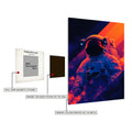 Astronaut in space Metal Wall Posters | Premium, Waterproof & Magnet-Mounted Art