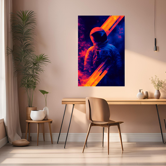 Astronaut in the void Metal Wall Posters | Premium, Waterproof & Magnet-Mounted Art