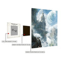 A wizard in fantasy World Metal Wall Posters | Premium, Waterproof & Magnet-Mounted Art