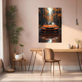 BMW Front Metal Wall Posters | Premium, Waterproof & Magnet-Mounted Art