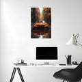 BMW Front Metal Wall Posters | Premium, Waterproof & Magnet-Mounted Art