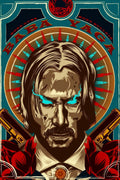 Baba Yaga John Wick Metal Posters | Premium, Waterproof & Magnet-Mounted Art