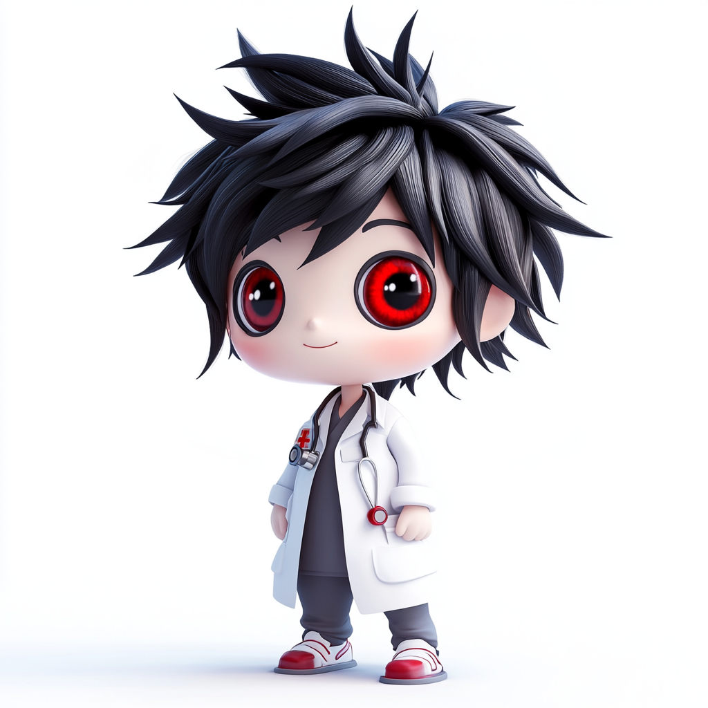 Baby Cute Doctor Metal Posters | Premium, Waterproof & Magnet-Mounted Art