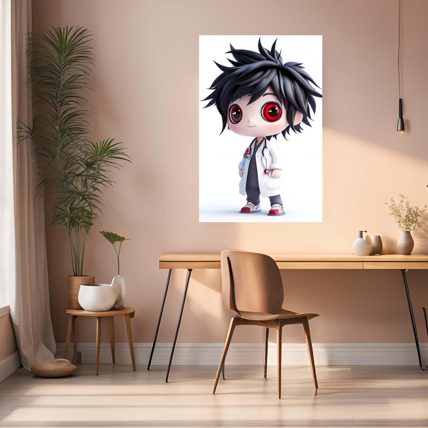 Baby Cute Doctor Metal Posters | Premium, Waterproof & Magnet-Mounted Art