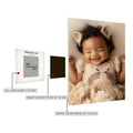 Baby Cute Pet Photoshoot Metal Wall Posters | Premium, Waterproof & Magnet-Mounted Art