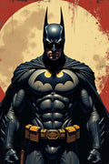 Batman Glossy Metal Wall Posters | Premium, Waterproof & Magnet-Mounted Art