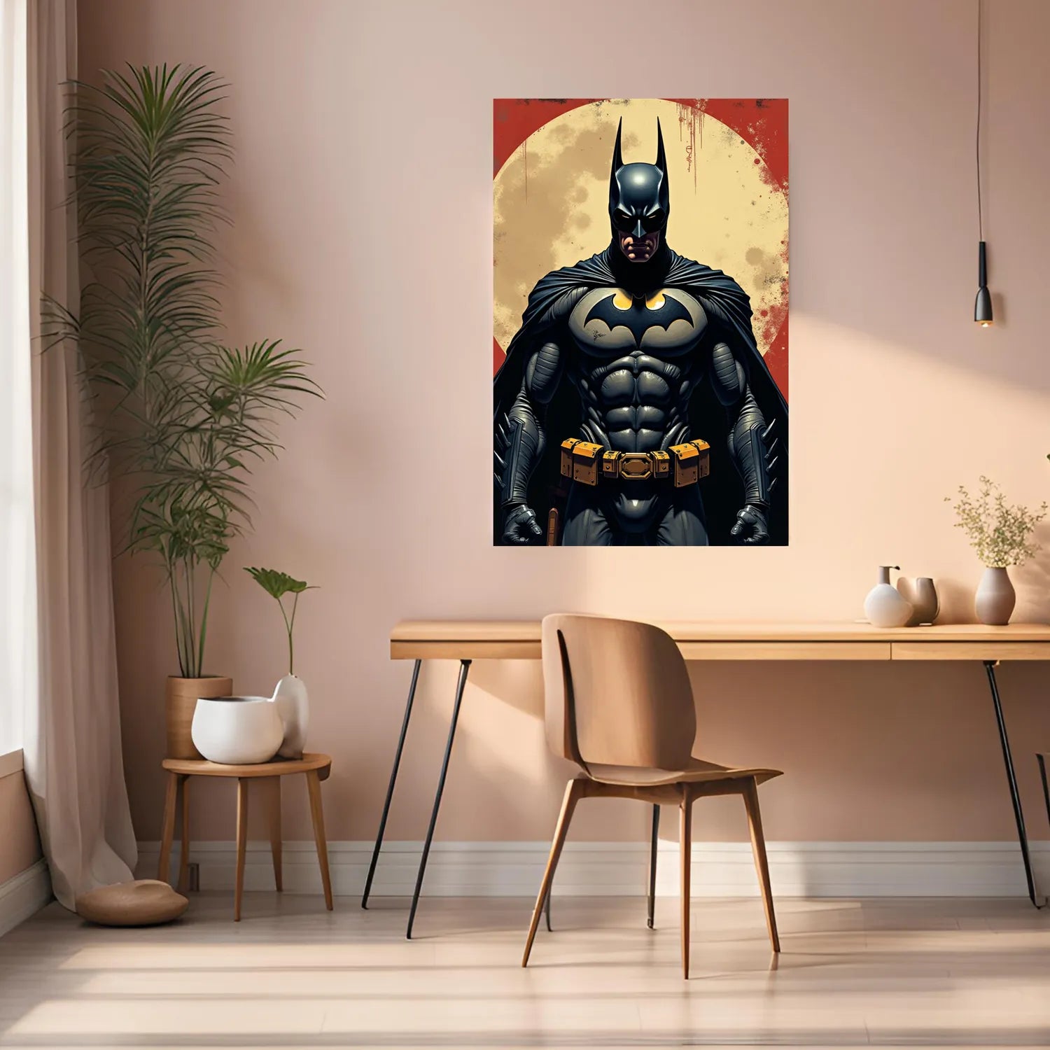Batman Glossy Metal Wall Posters | Premium, Waterproof & Magnet-Mounted Art