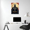 Batman Glossy Metal Wall Posters | Premium, Waterproof & Magnet-Mounted Art