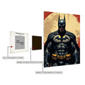 Batman Glossy Metal Wall Posters | Premium, Waterproof & Magnet-Mounted Art