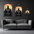Batman Glossy Metal Wall Posters | Premium, Waterproof & Magnet-Mounted Art